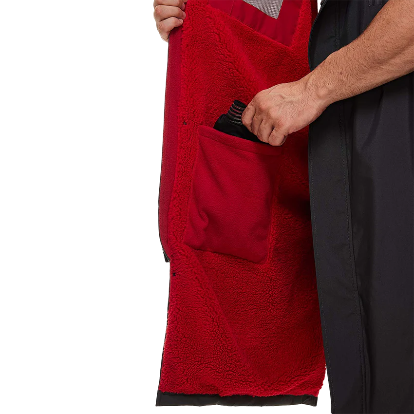 Red Men&#39;s Short Sleeve Pro Change Robe