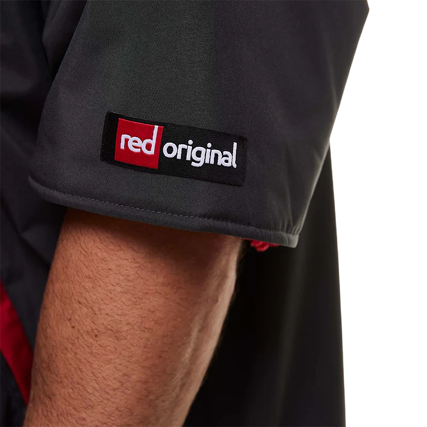 Red Men&#39;s Short Sleeve Pro Change Robe