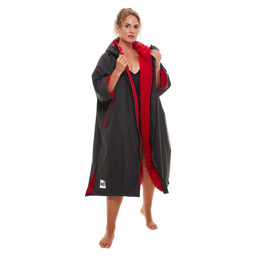 Red Women&#39;s Short Sleeve Pro Change Robe