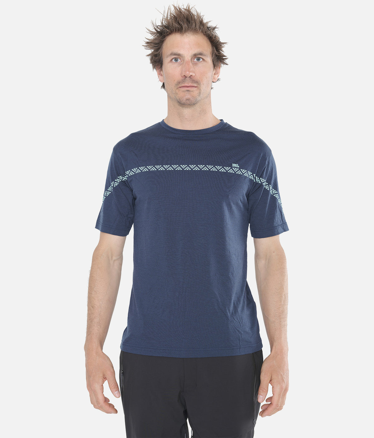 Black Crows Men&#39;s Merino Short Sleeve Line Tee